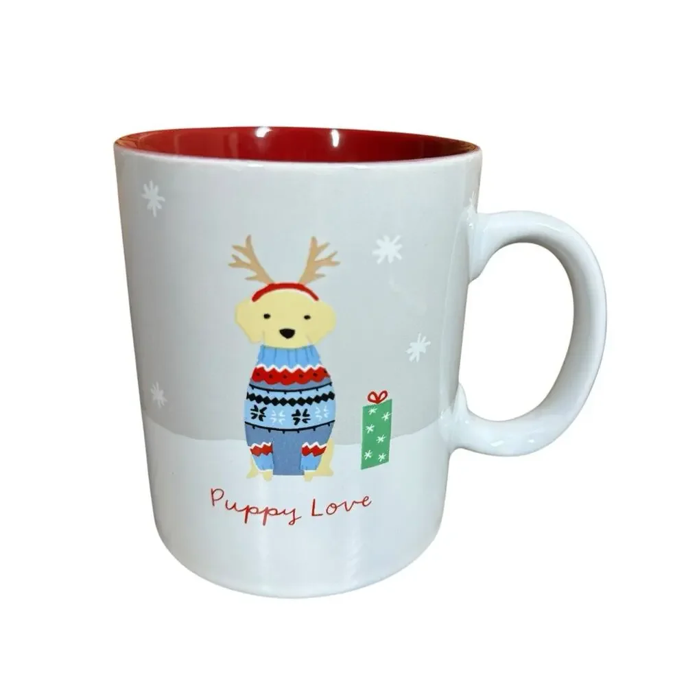 Dog Lover Golden Yellow Lab in Sweater Large‎ Coffee Mug Puppy Love Mug Cup